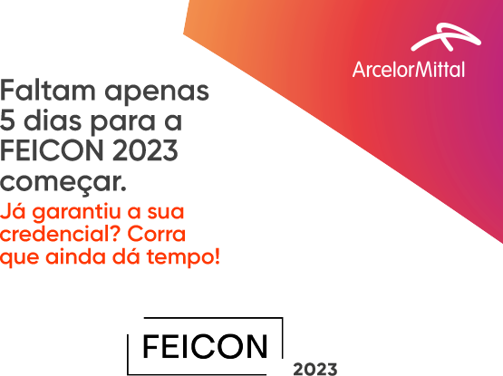 Faltam apenas 5 dias para a FEICON 2023 começar. Já garantiu a sua credencial? Corra que ainda dá tempo!