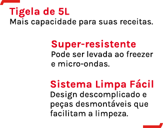 Tigela de 5L