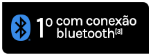 1o com conexão bluetooth